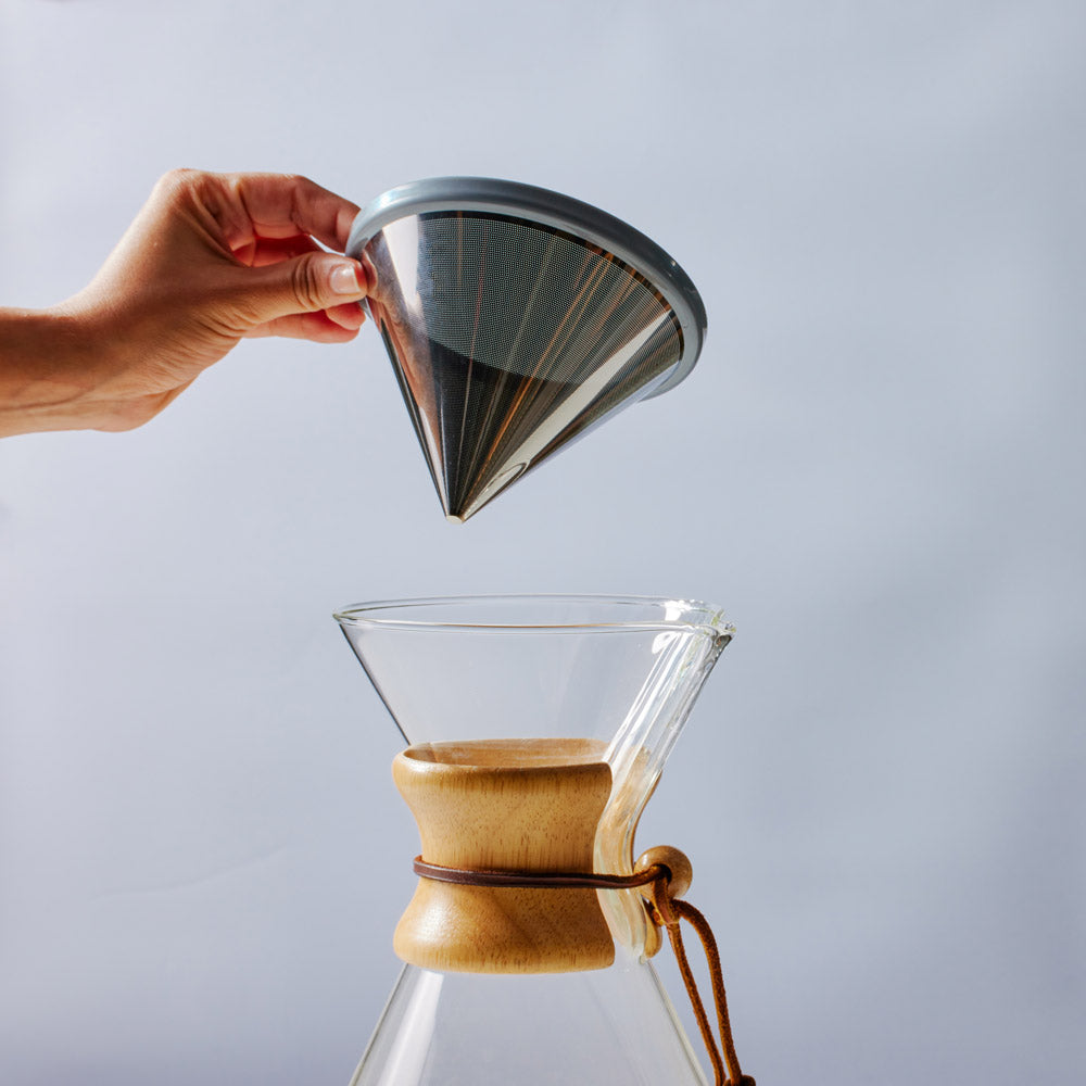 filtre permanent en inox pour chemex