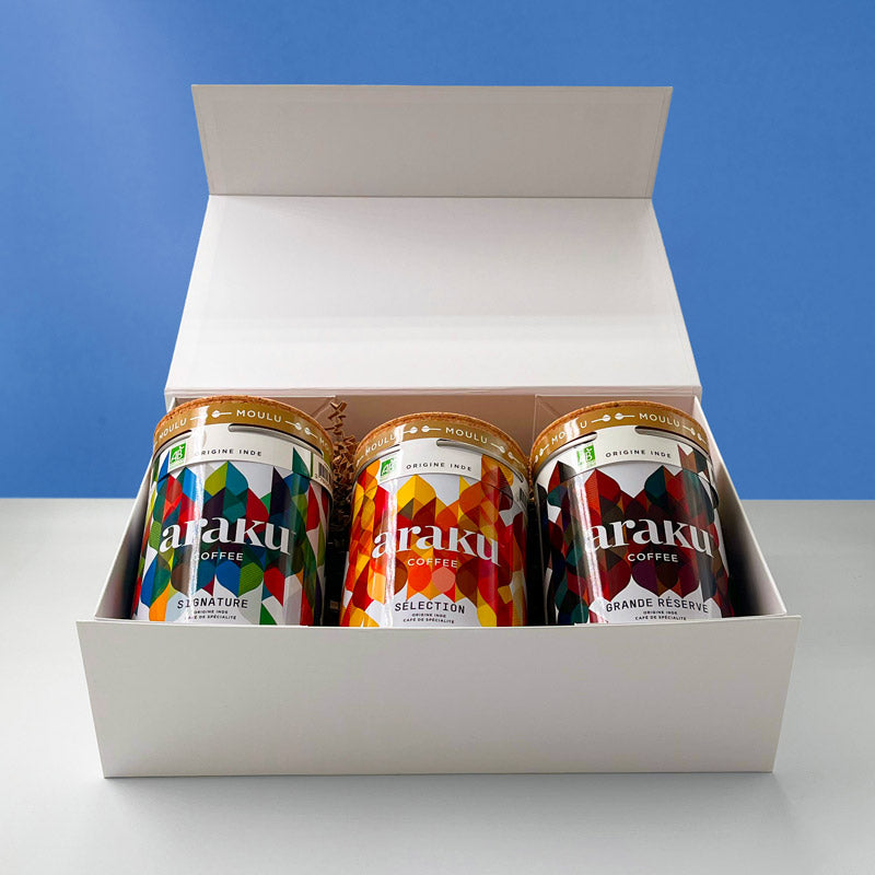 coffret cadeau café bio : Araku coffee