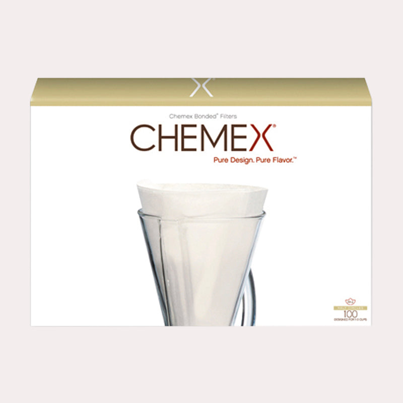 Chemex 3 tasses : 100 filtres à café en papier