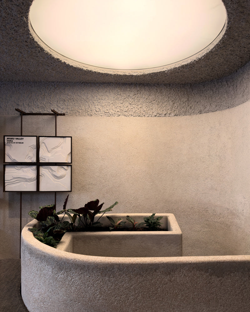 coffee shop designé par le cabinet d'achitecte delordinnaire