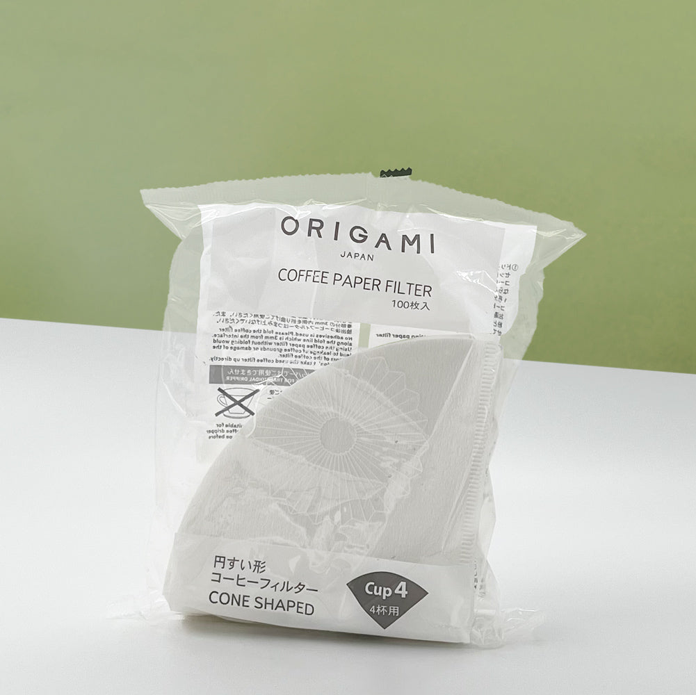 100 filtres taille M (4 tasses) pour dripper origami
