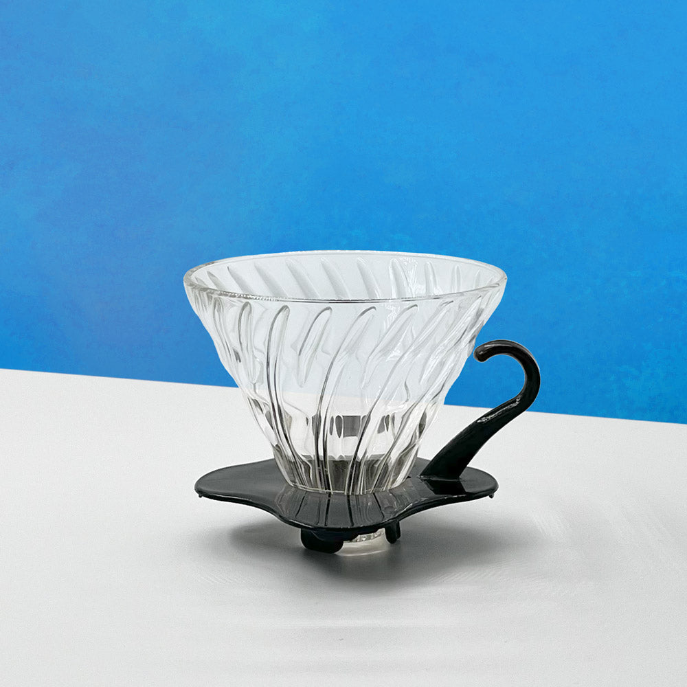 dripper hario pour V60 en verre 1 à 4 tasses
