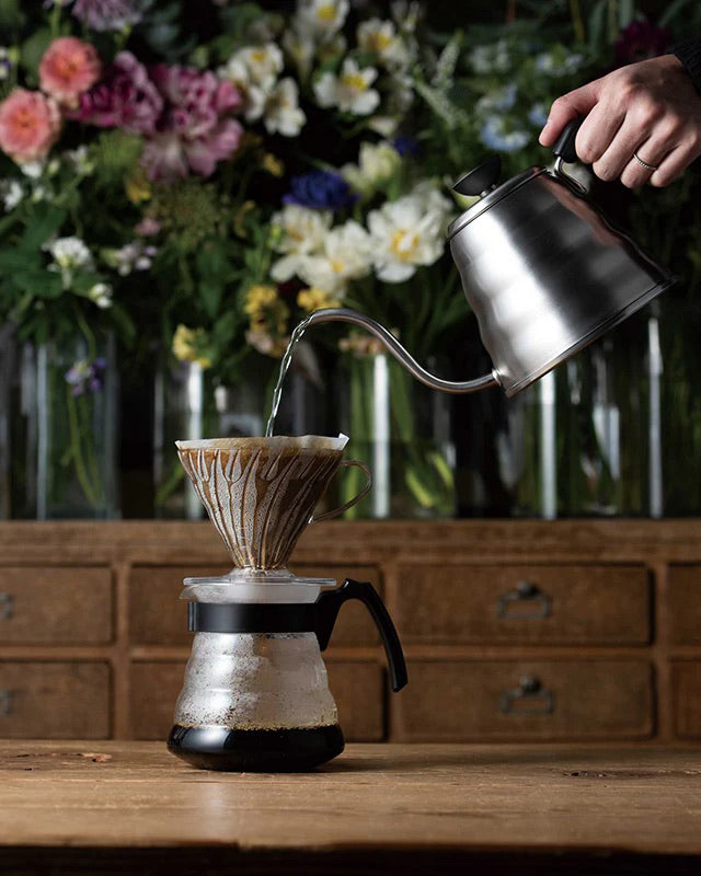 guide de préparation pour V60 avec le KIT HARIO