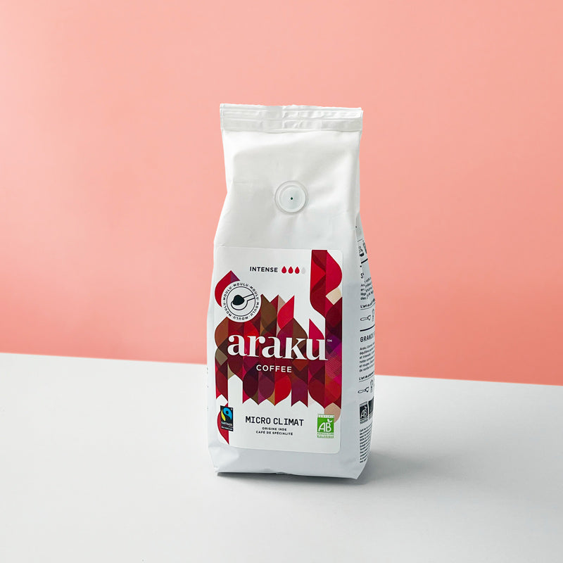 Café moulu bio : Micro Climat sachet de café 200G