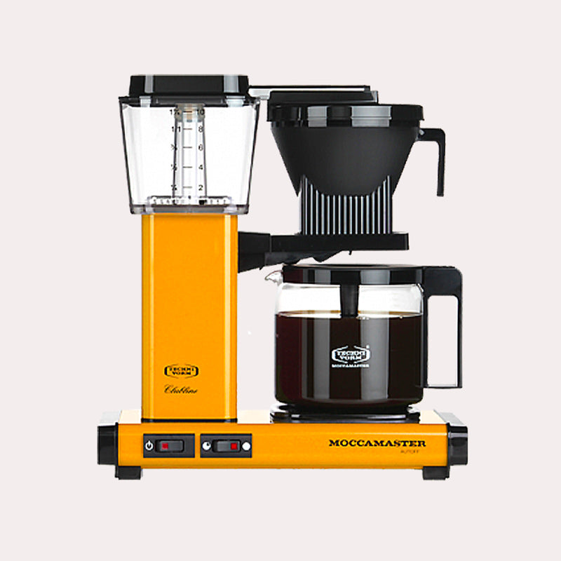 Cafetière à filtre design jaune Moccamaster KBG Select