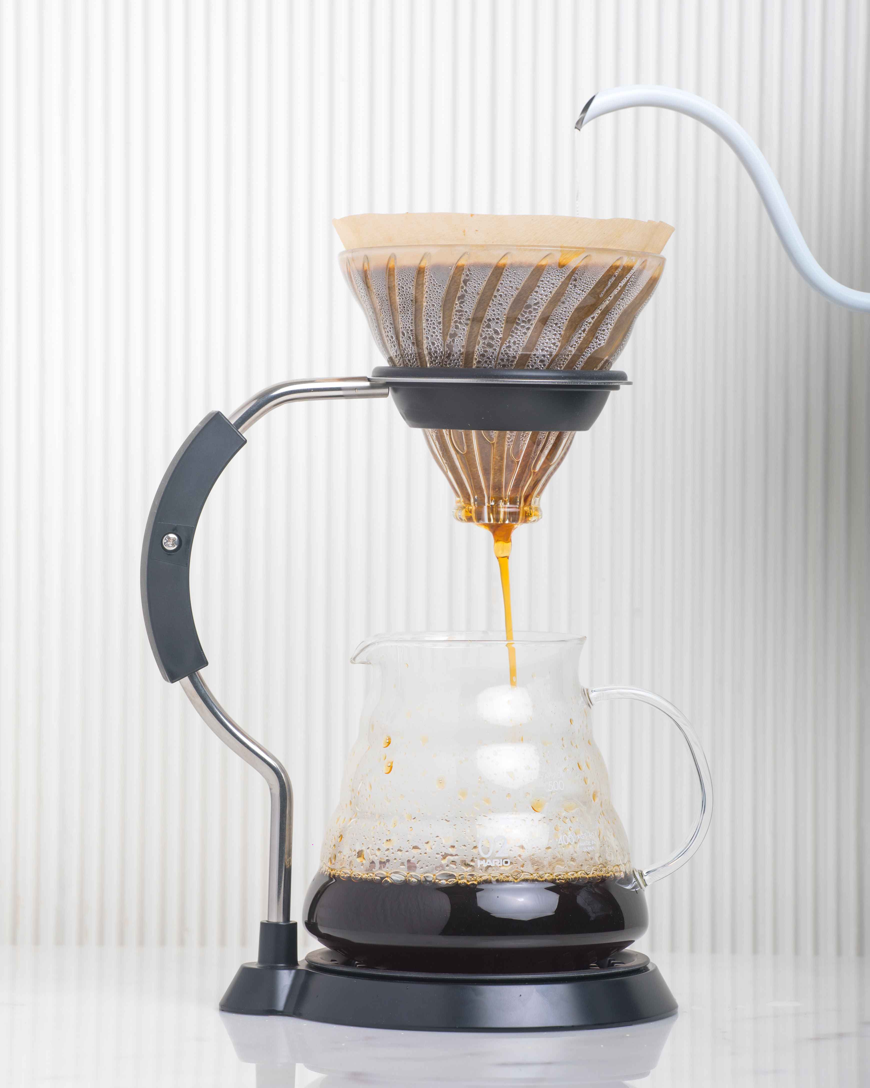 Préparation slow coffee : sachet café grain Première Récolte 200G