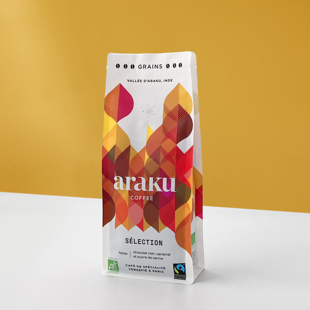 Café en grain bio : Selection sachet de café 200G