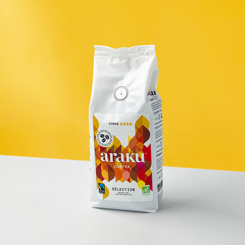 Café en grain bio : Selection sachet de café 200G