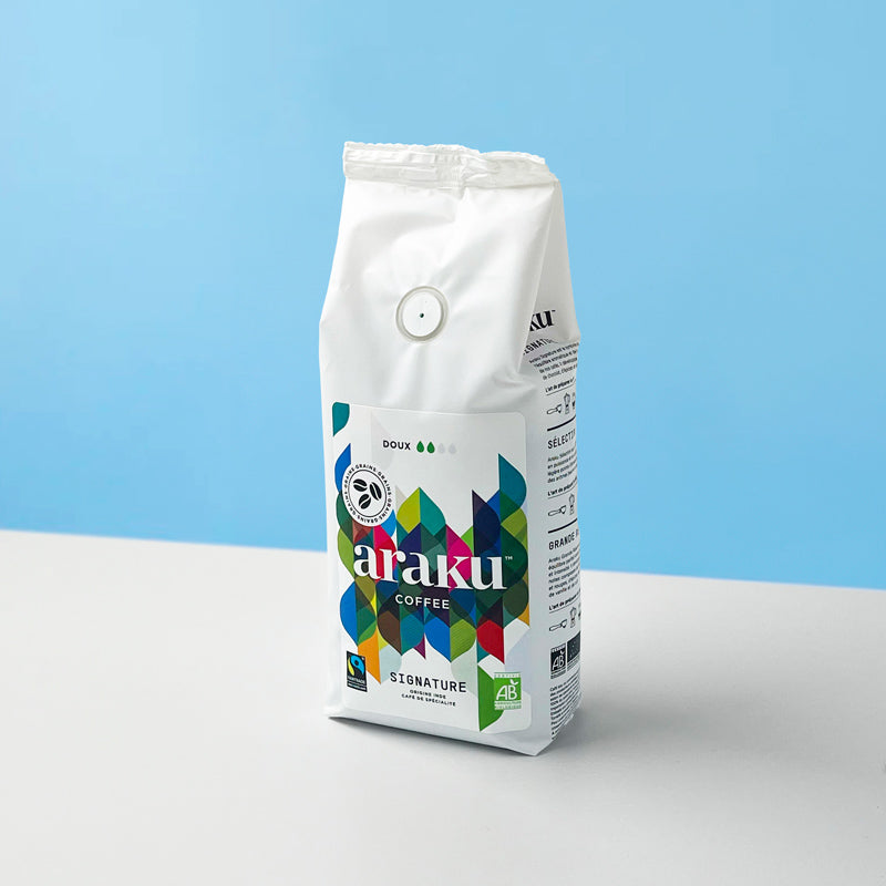 Café de spécialité Inde : Signature café en grains 100% arabica