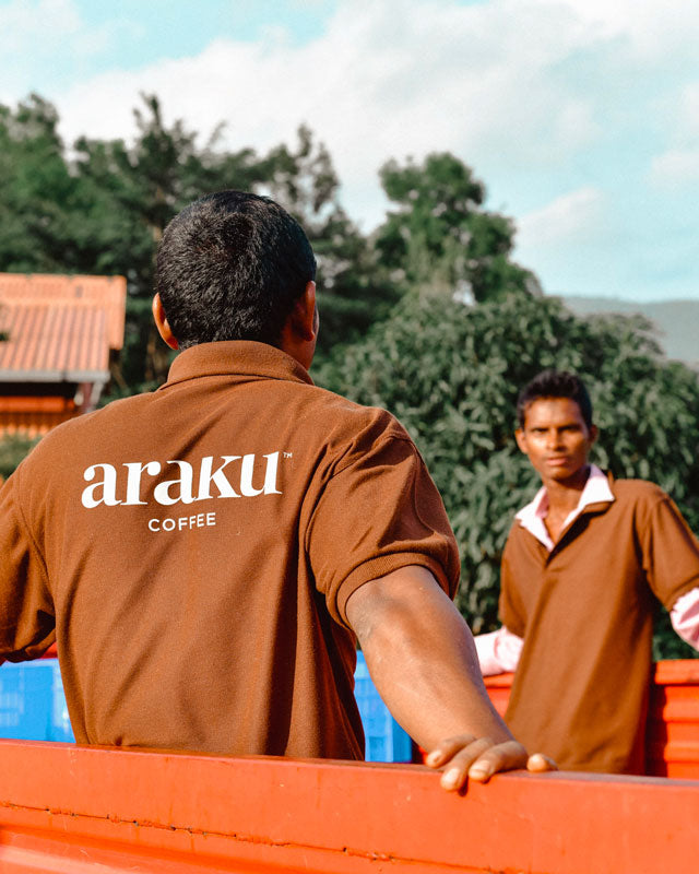 Cafetière Italienne Araku Moka Bleu - Araku : Café de Spécialité