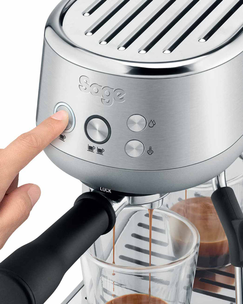 Machine à espresso Sage Bambino Acier Inox : préparation café