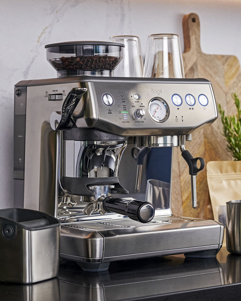 Machine à café à grains avec broyeur : Sage Barista Express Acier