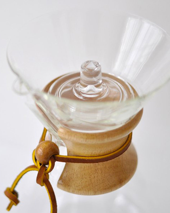 Chemex 8 tasses : couvercle en verre