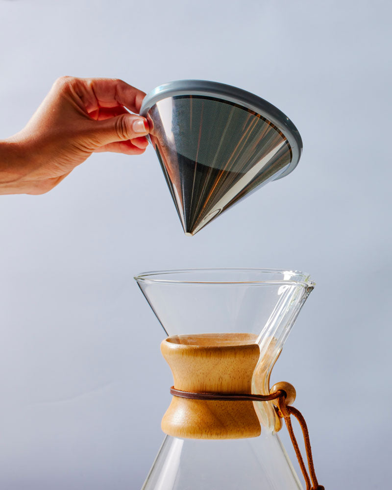 Chemex : filtre à café permanent Kone