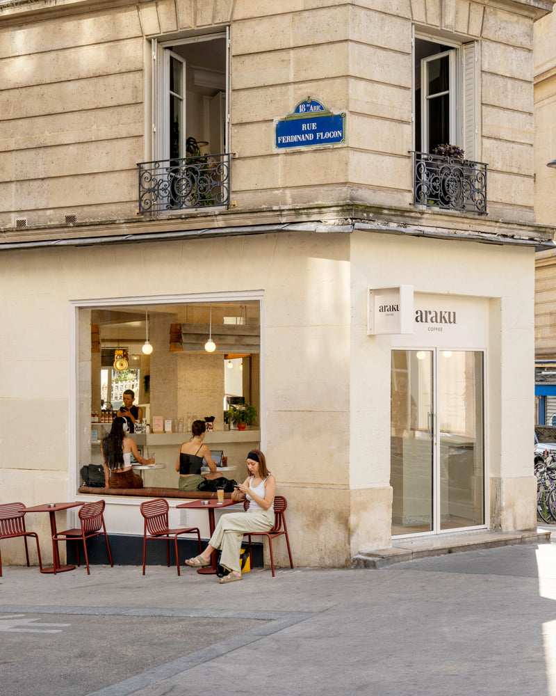 Coffee shop Araku dans le 18ème arrondissement de Paris 