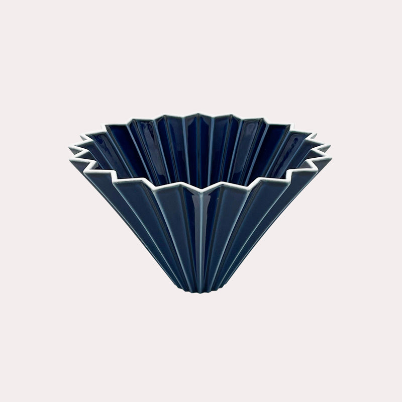 Coffee Filter Holder Dripper Origami Navy blue size M Araku