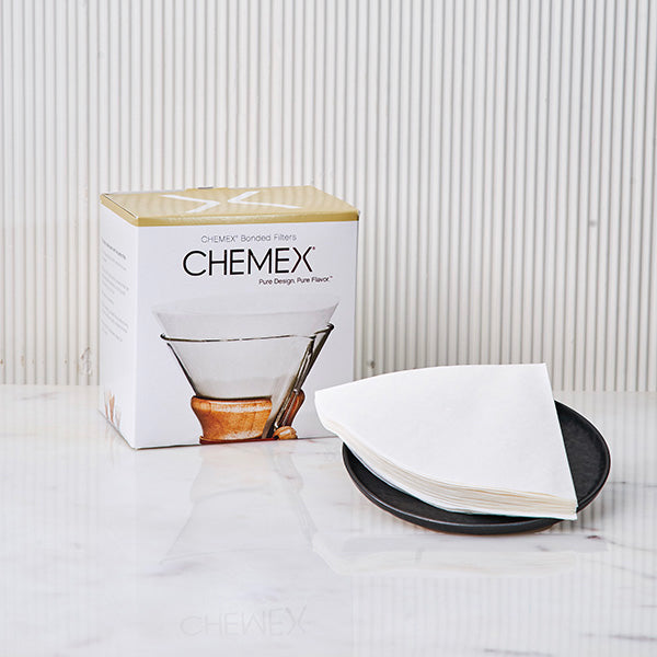 100 filtres à café naturels : Chemex 6 tasses