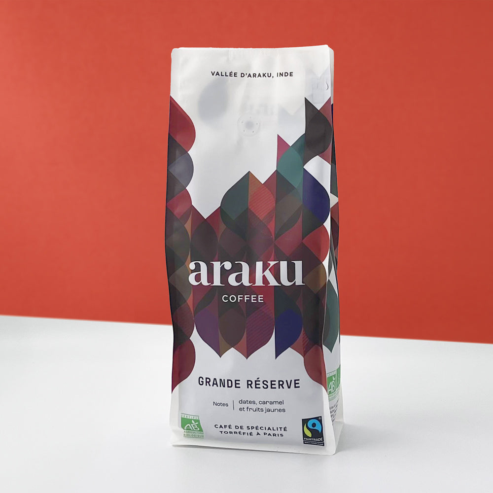 Café de spécialité Grande Réserve : café en grains Inde