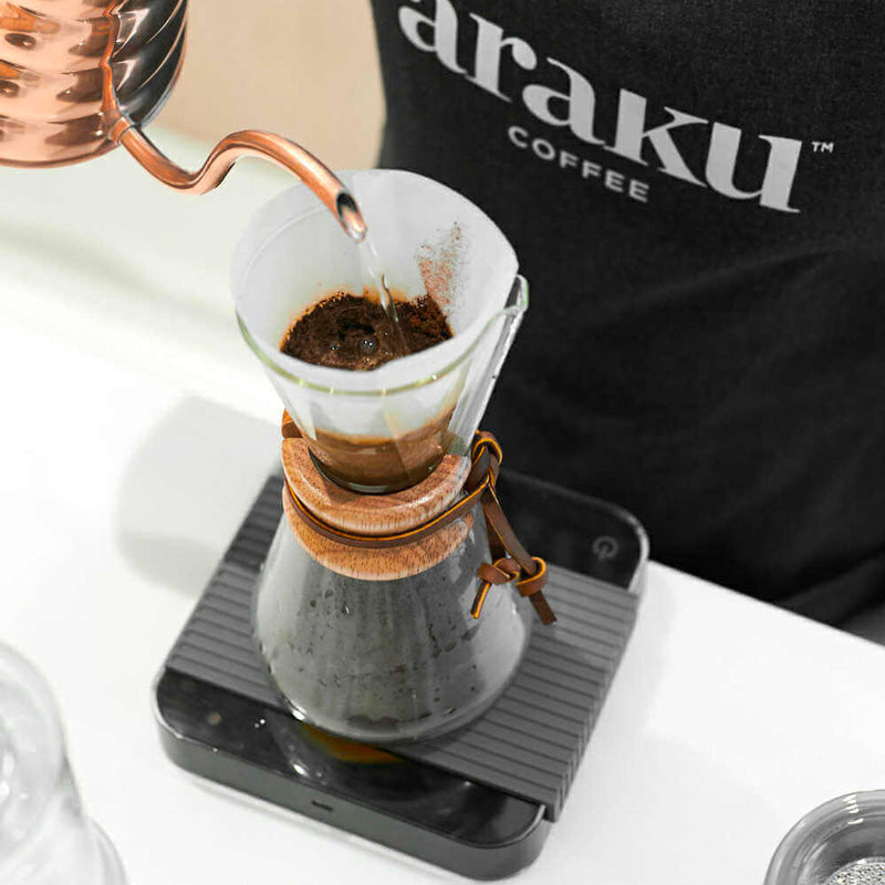 Cafetière Italienne Araku Moka Bleu - Araku : Café de Spécialité