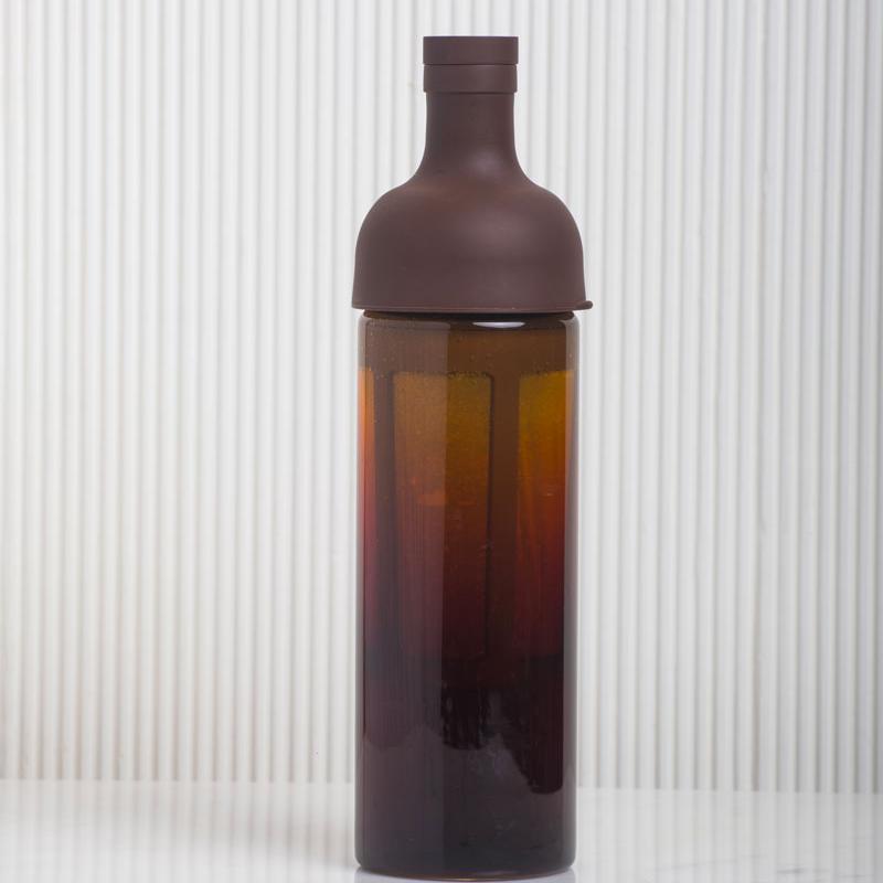 Hario cold brew coffee bottle, 65 cl, chocolate brown