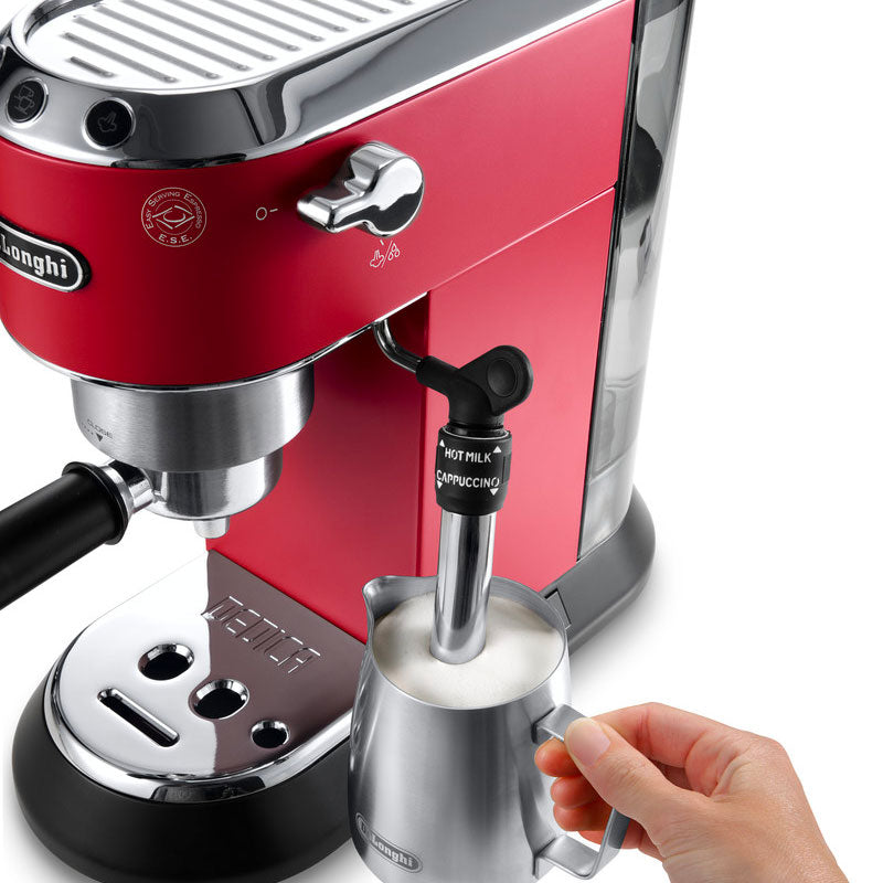 Machine à espresso : cafetière Delonghi Dedica Rouge