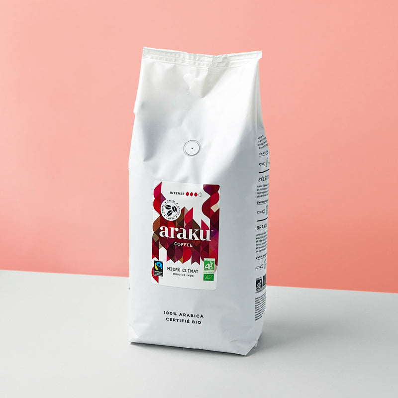 1kg en sachet café de spécialité indien micro climat