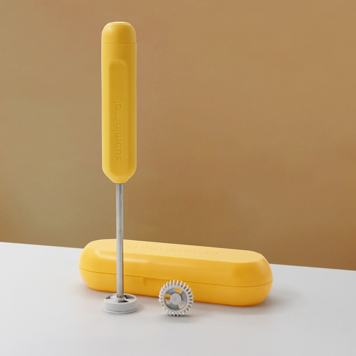 Mousseur à lait compact subminimal nanofoamer GO Jaune