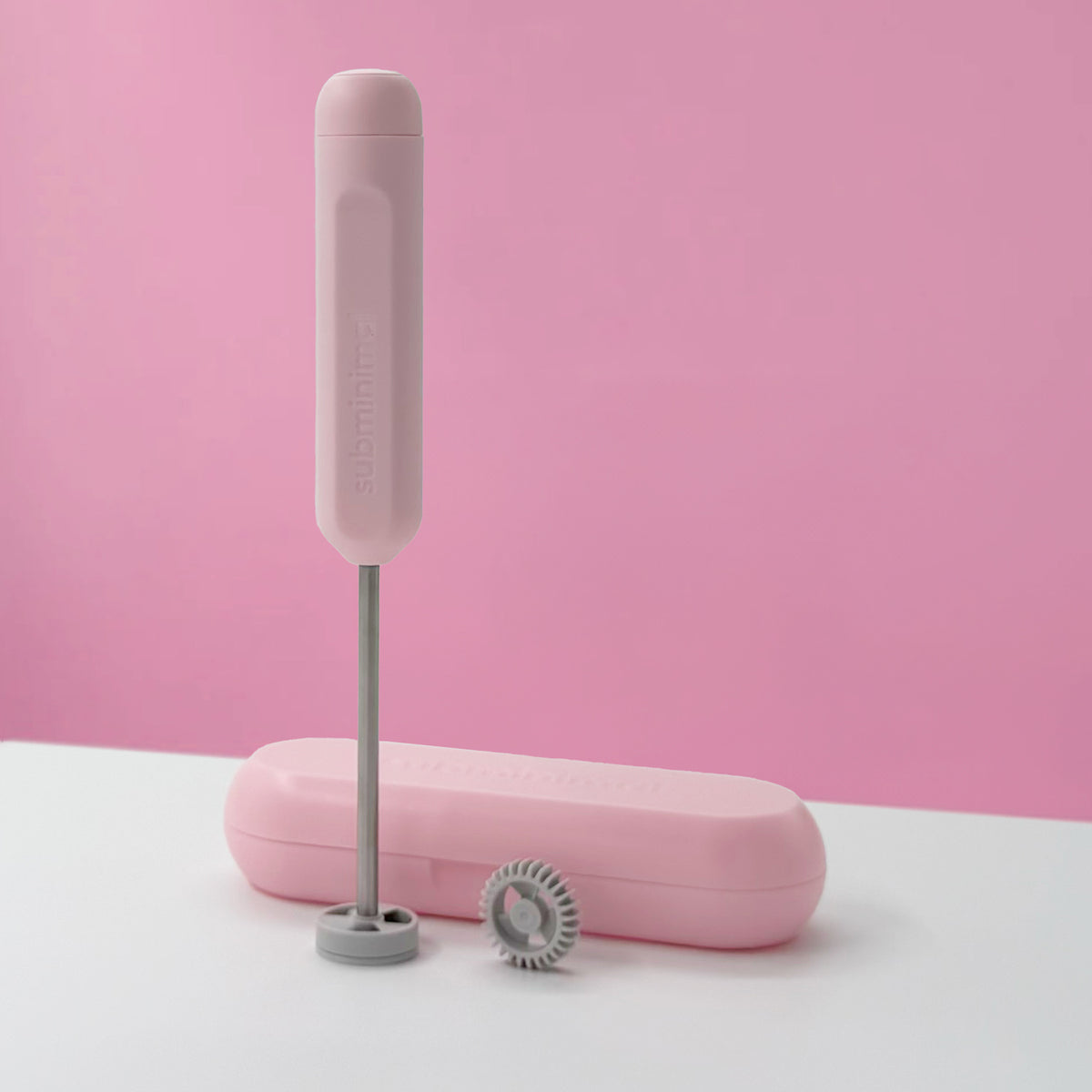 mousseur à lait compact subminimal nanofoamer GO Rose