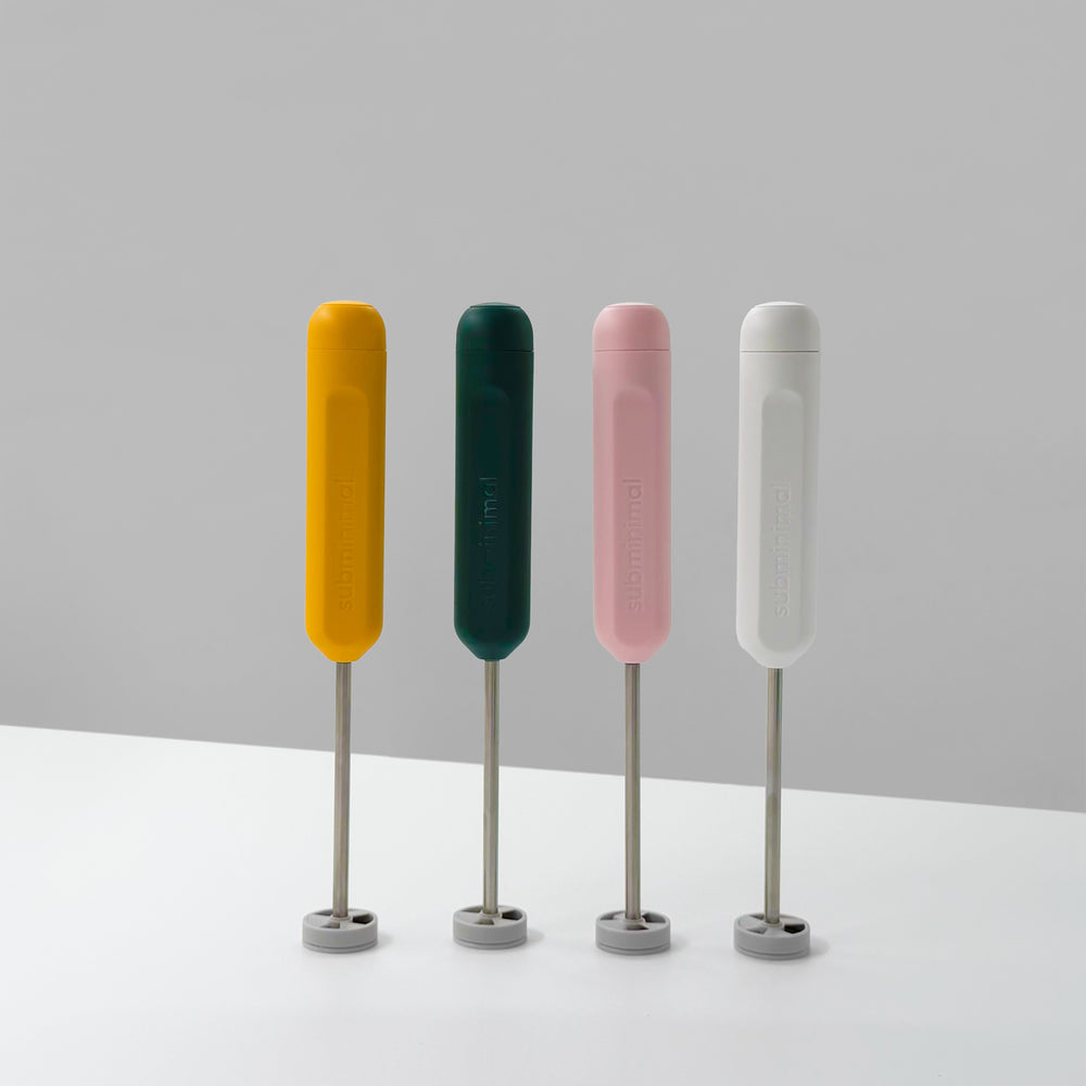 Nanofoamer GO de la marque subminimal. Mousseur lait compacte design et performant pour une mousse digne d'un barista